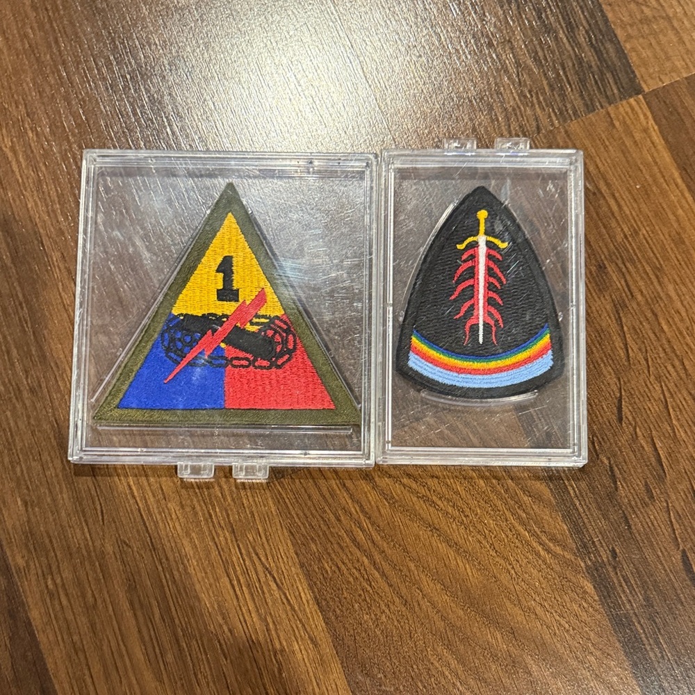 US Army Military Patches Set of 2